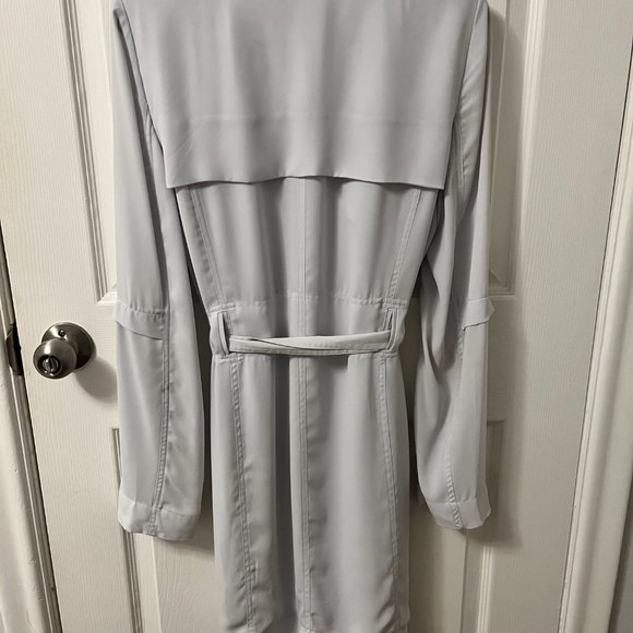 Light Blue Trench Coat - Picture 4 of 4